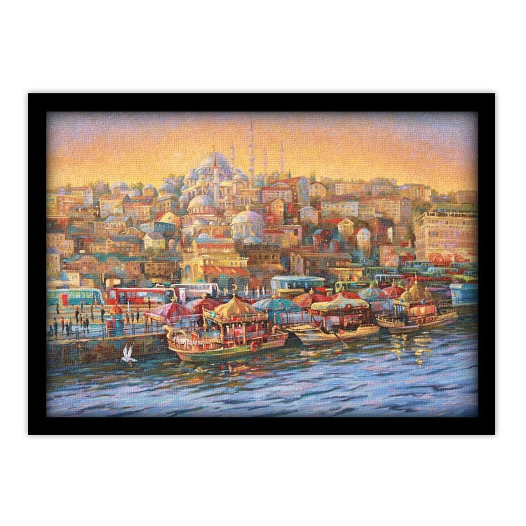 Πίνακας σε Καμβά Ελαιογραφία Κωνσταντινούπολης