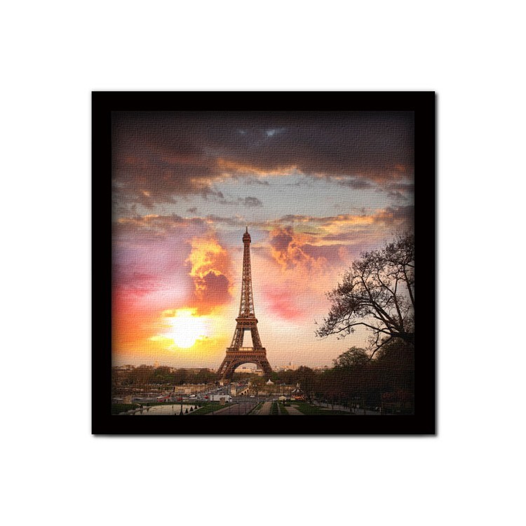 Πίνακας σε Καμβά Ο πύργος του Άιφελ στο ηλιοβασίλεμα