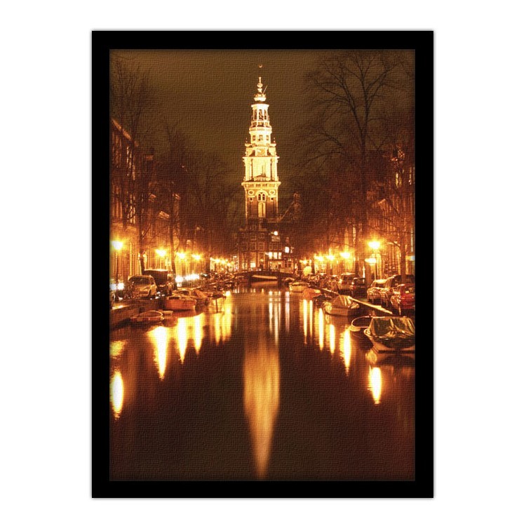 Πίνακας σε Καμβά Νύχτα στο Αμστερνταμ