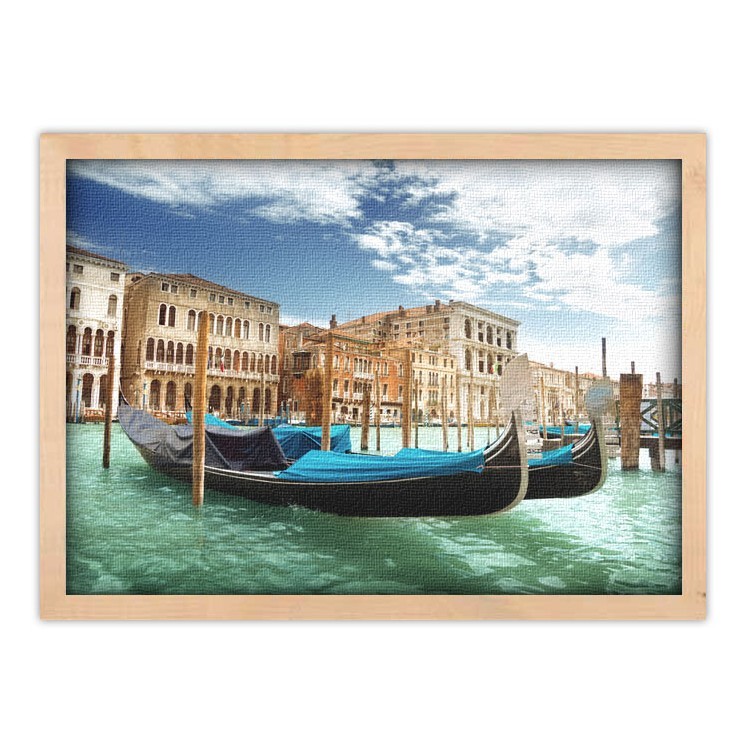 Πίνακας σε Καμβά Γόνδολες στην Βενετία