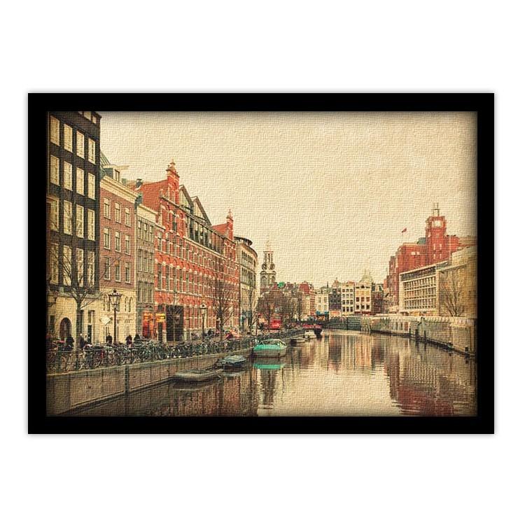 Πίνακας σε Καμβά Κανάλι στο Άμστερνταμ