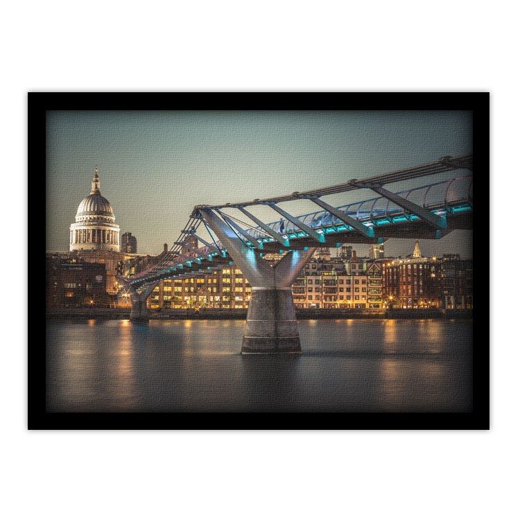 Πίνακας σε Καμβά Η γέφυρα του Λονδίνου φωτισμένη