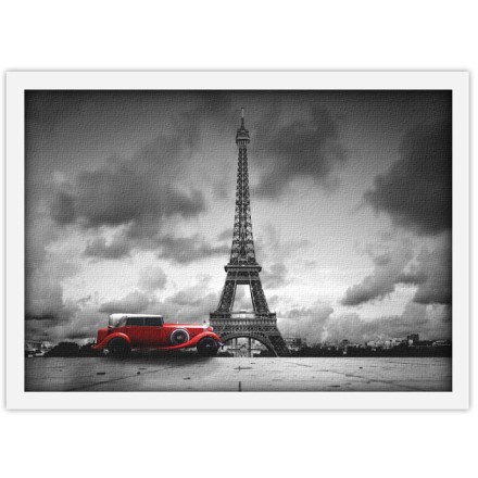 Kόκκινο αυτοκίνητο Πίνακας σε Καμβά