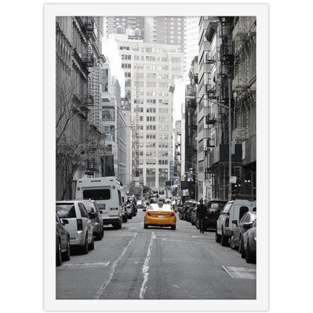 Ταξί στους δρόμους της Νέα Υόρκης Πίνακας σε Καμβά