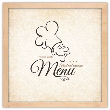 Menu Πίνακας σε Καμβά
