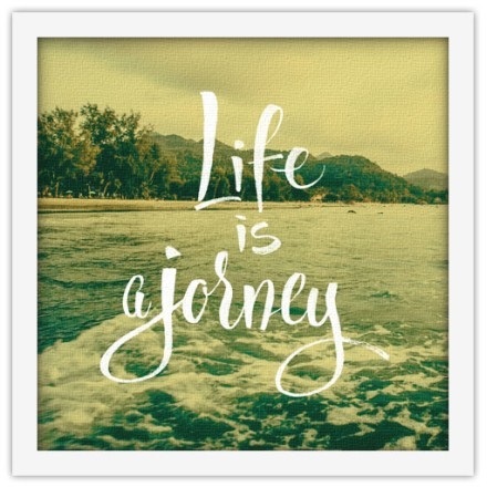 Life is a Journey Πίνακας σε Καμβά