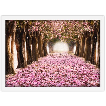 Ροζ δάσος Πίνακας σε Καμβά