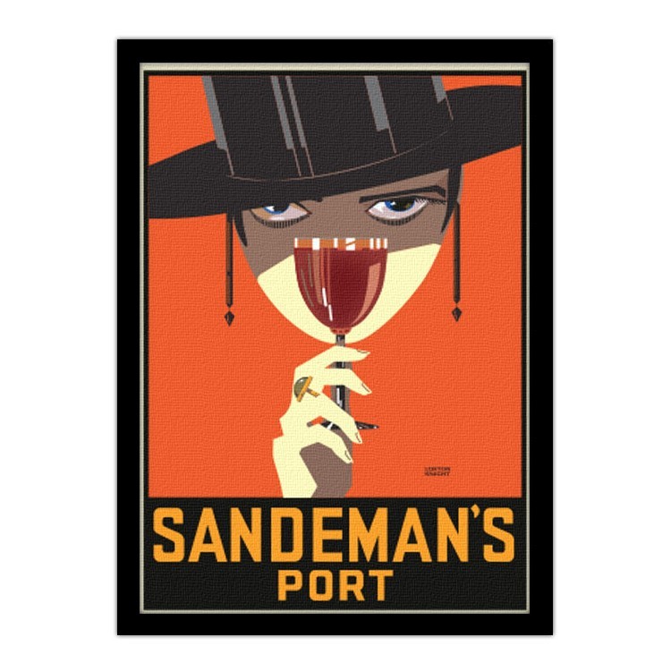 Πίνακας σε Καμβά Παλιά πόστερς Sandeman's Port