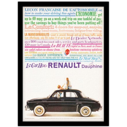 Παλιό πόστερ Renault