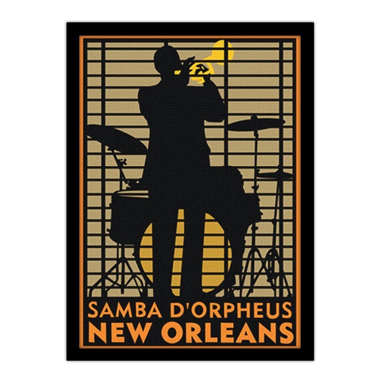 Πίνακας σε Καμβά Samba d' orpheus New Orleans