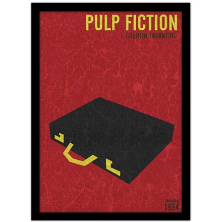 Παλιά πόστερς Pulp fiction Πίνακας σε Καμβά