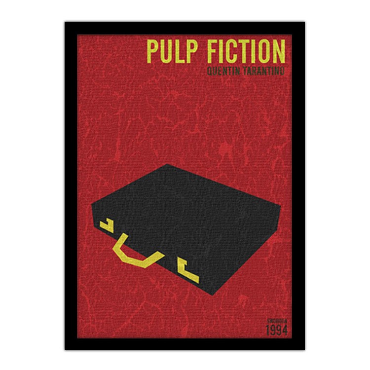 Πίνακας σε Καμβά Παλιά πόστερς Pulp fiction