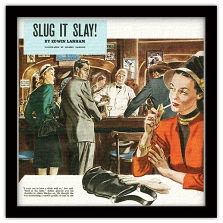 Pop art 'Slug it slay''