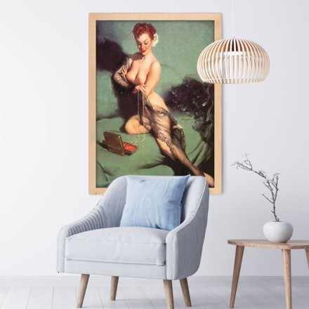 Pin up γυμνή γυναίκα