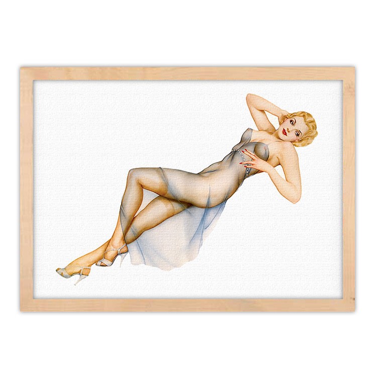 Πίνακας σε Καμβά Pin up αισθησιακή γυναίκα