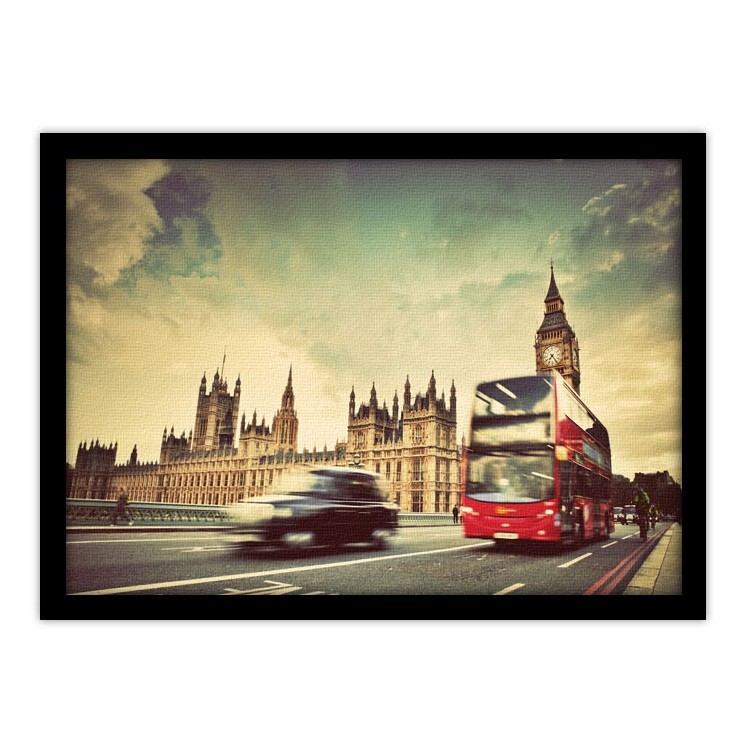 Πίνακας σε Καμβά Κόκκινο λεωφορείο του Λονδίνου