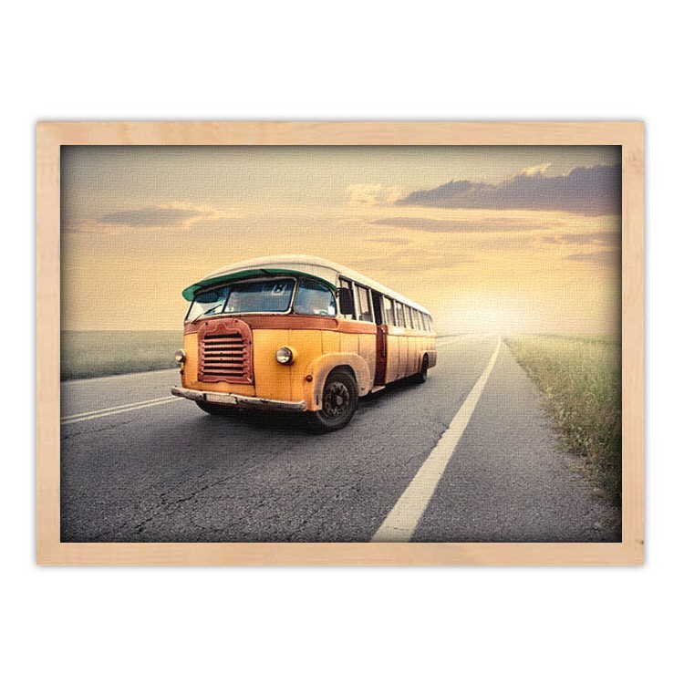 Πίνακας σε Καμβά Vintage van