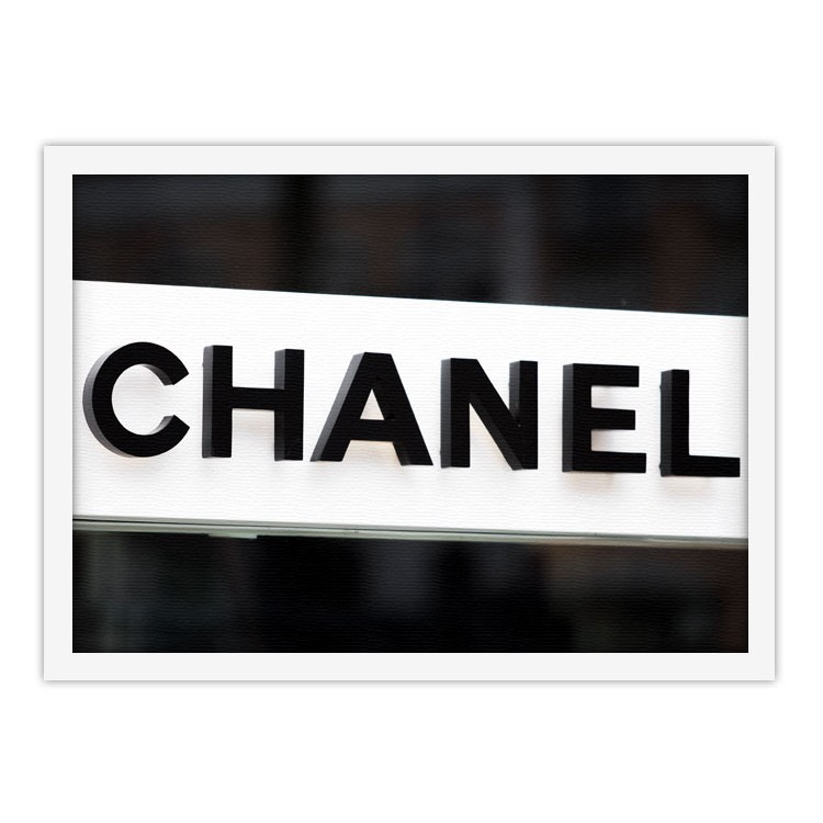 Πίνακας σε Καμβά Λογότυπο Chanel