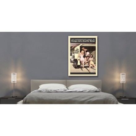 Παλιά πόστερς Strange, exotic beautiful woman