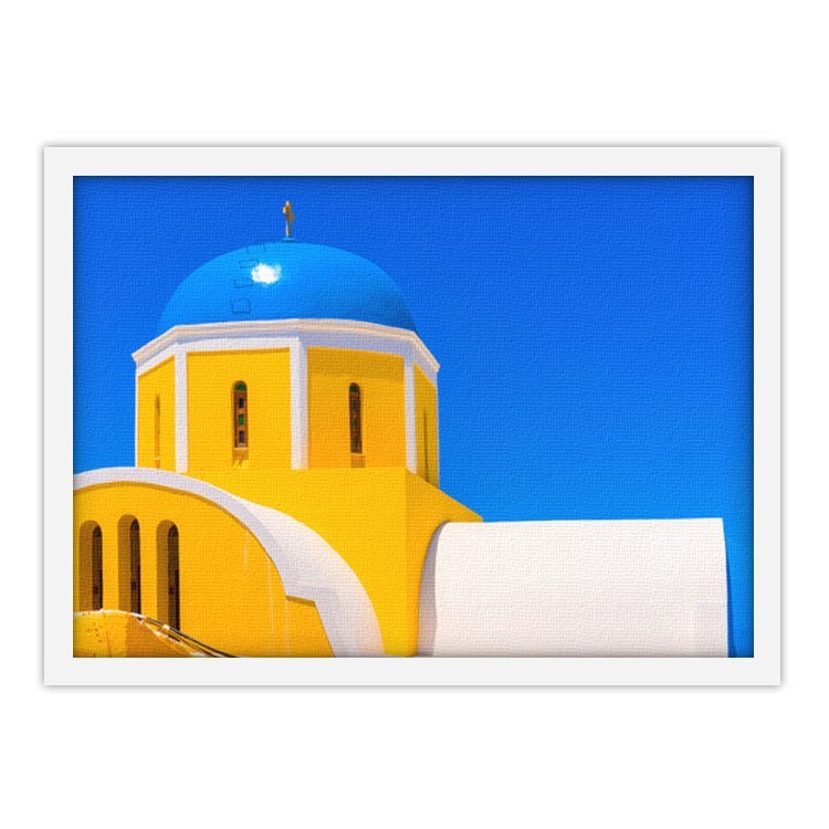 Πίνακας σε Καμβά Εκκλησάκι