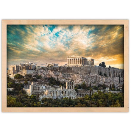 Θέα της Ακρόπολης, Αθήνα Πίνακας σε Καμβά