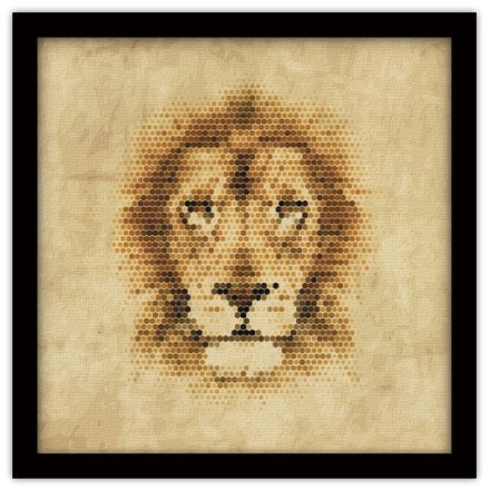 Λιοντάρι Πίνακας σε Καμβά