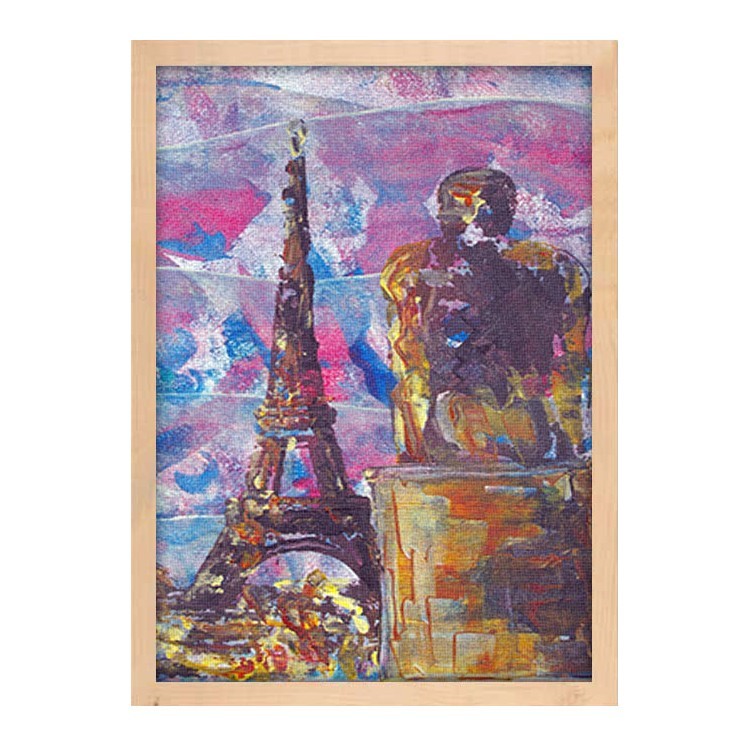 Πίνακας σε Καμβά Πύργος του Άιφελ ζωγραφική