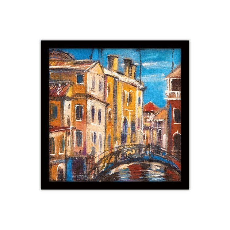 Πίνακας σε Καμβά Η γέφυρα από την αρχαία Βενετία