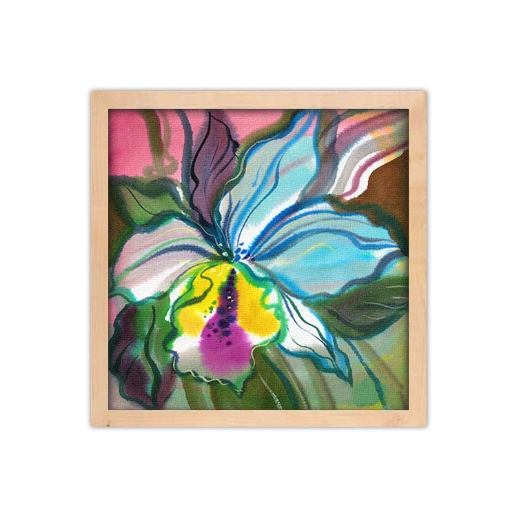 Πίνακας σε Καμβά Αφηρημένο λουλούδι