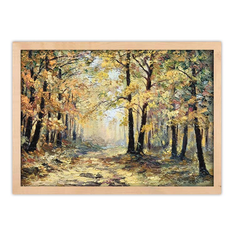 Πίνακας σε Καμβά Κίτρινο δάσος ζωγραφιά