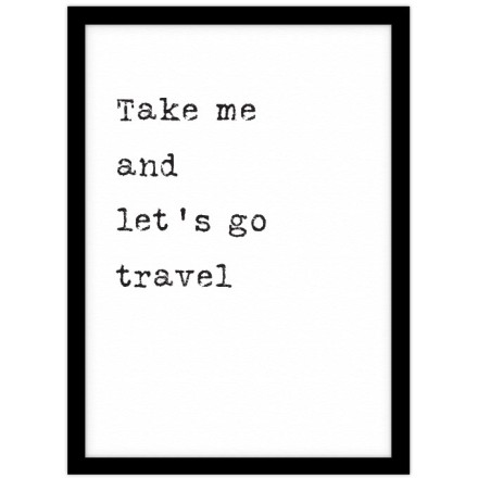Let's go travel Πίνακας σε Καμβά