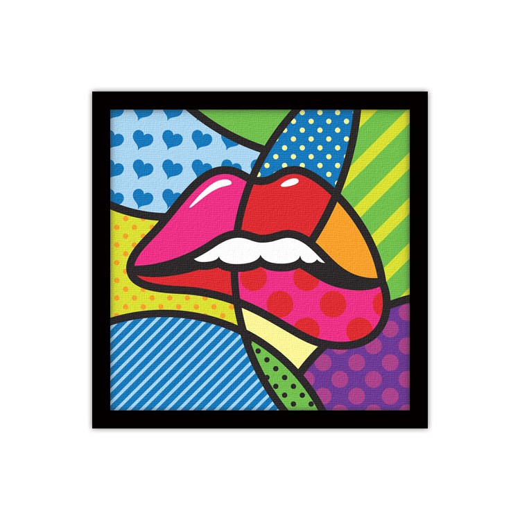 Πίνακας σε Καμβά Lips