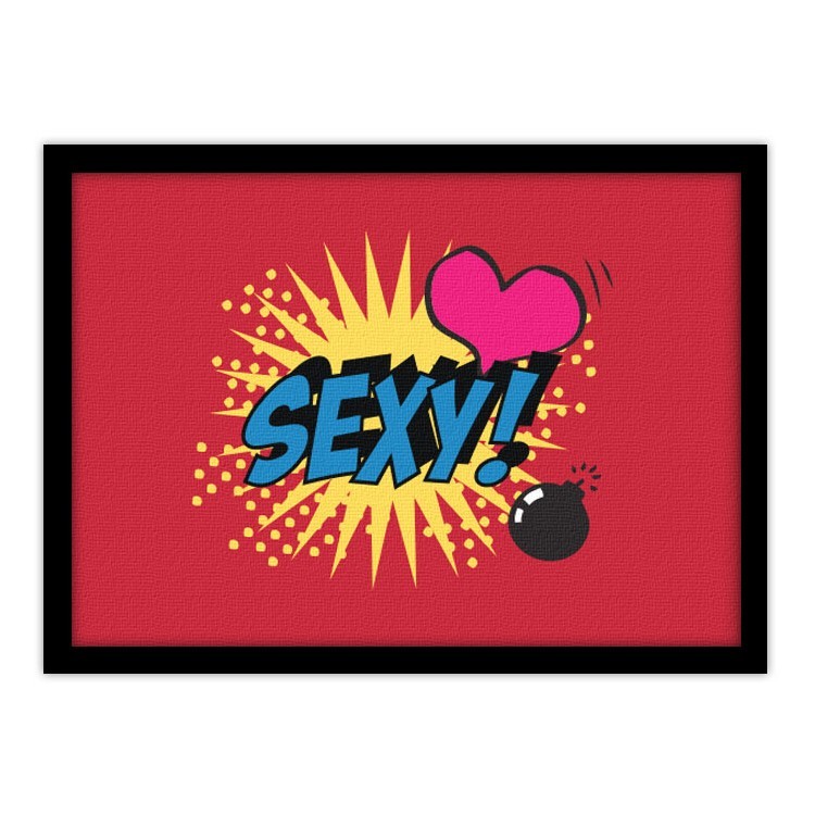 Πίνακας σε Καμβά Μοντέρνο λογότυπο ''sexy''