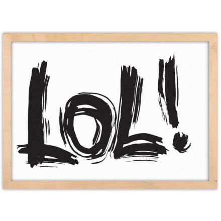 ''LOL'' Πίνακας σε Καμβά