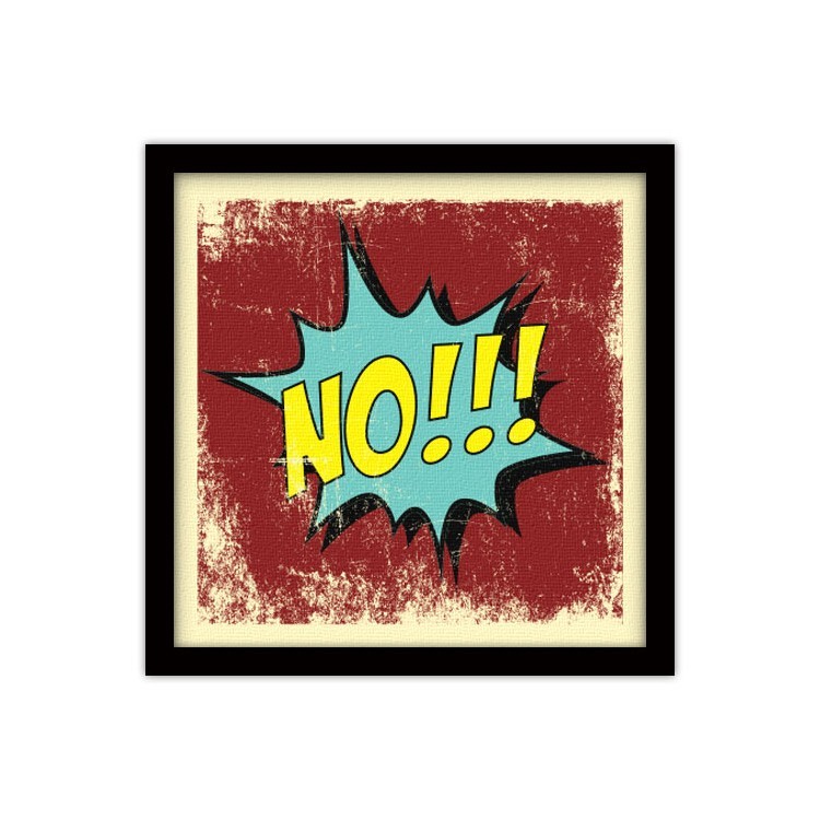 Πίνακας σε Καμβά ''OXI''