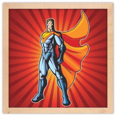 Υπερ ήρωας Superman Πίνακας σε Καμβά