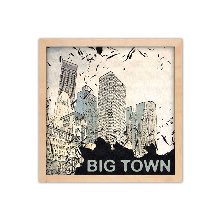 Πίνακας σε Καμβά Big Town