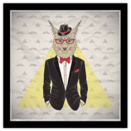 Mr. Lynx Πίνακας σε Καμβά