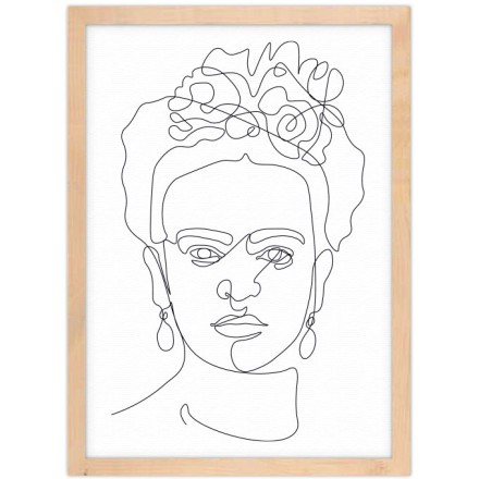 Frida Kahlo Πίνακας σε Καμβά