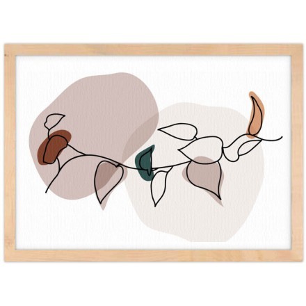 Leaf art Πίνακας σε Καμβά