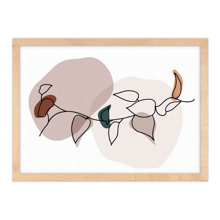 Πίνακας σε Καμβά Leaf art