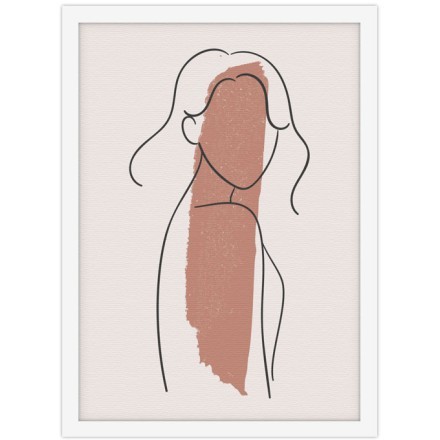 Minimal body art Πίνακας σε Καμβά