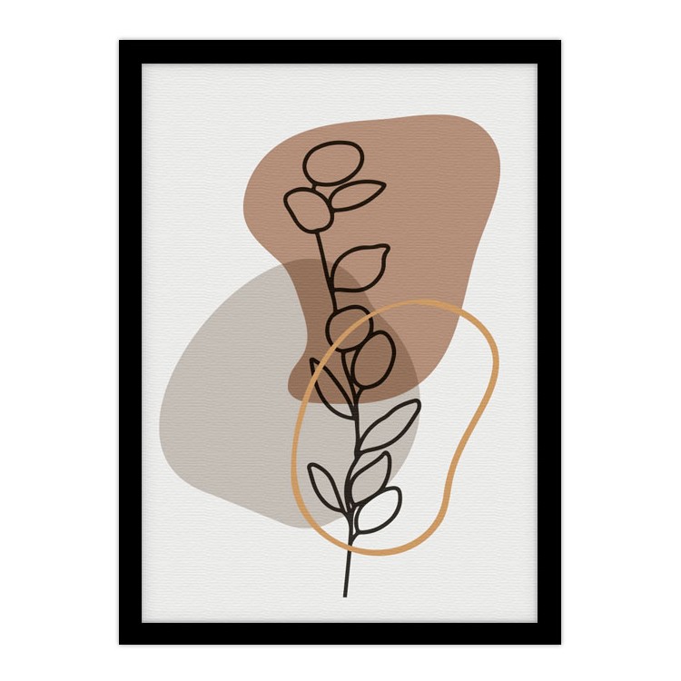 Πίνακας σε Καμβά Plant outline