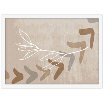 Abstract leaves Πίνακας σε Καμβά