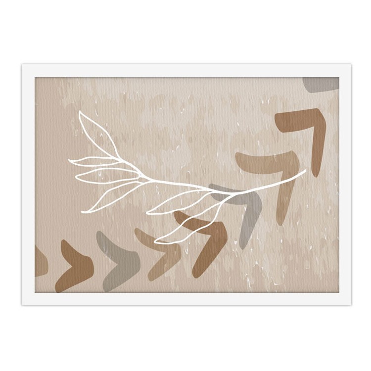Πίνακας σε Καμβά Abstract leaves