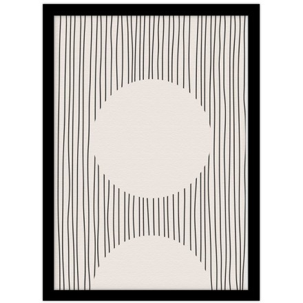 Lines and circles Πίνακας σε Καμβά
