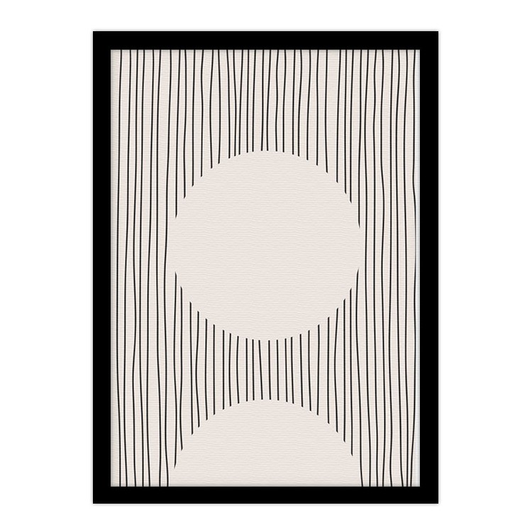 Πίνακας σε Καμβά Lines and circles