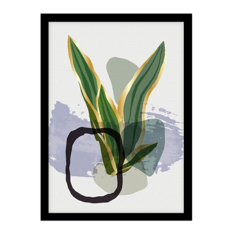 Πίνακας σε Καμβά Painting with plant