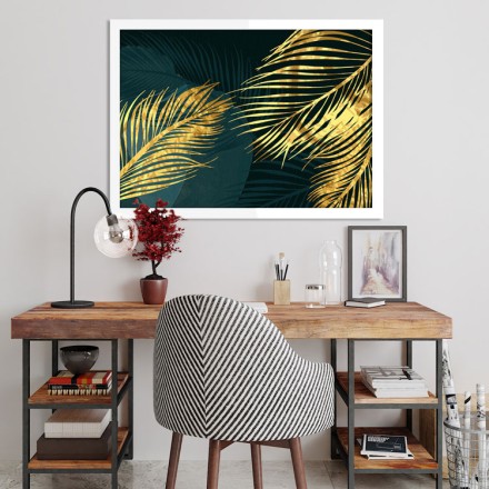 Gold leaves