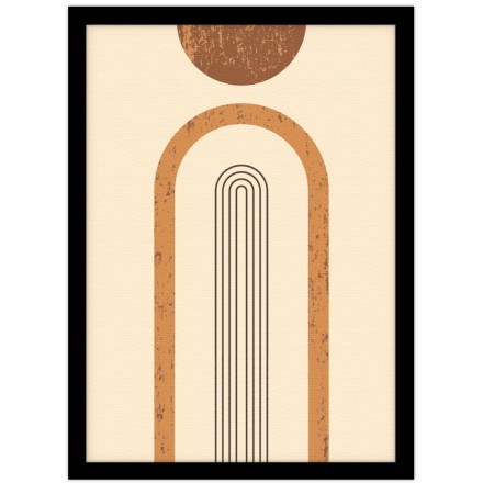Artistic beige impression Πίνακας σε Καμβά